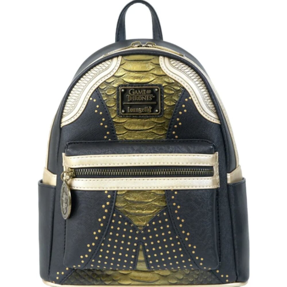 Loungefly Game of Thrones Queen Cersei Armor Cosplay Mini Backpack NWT